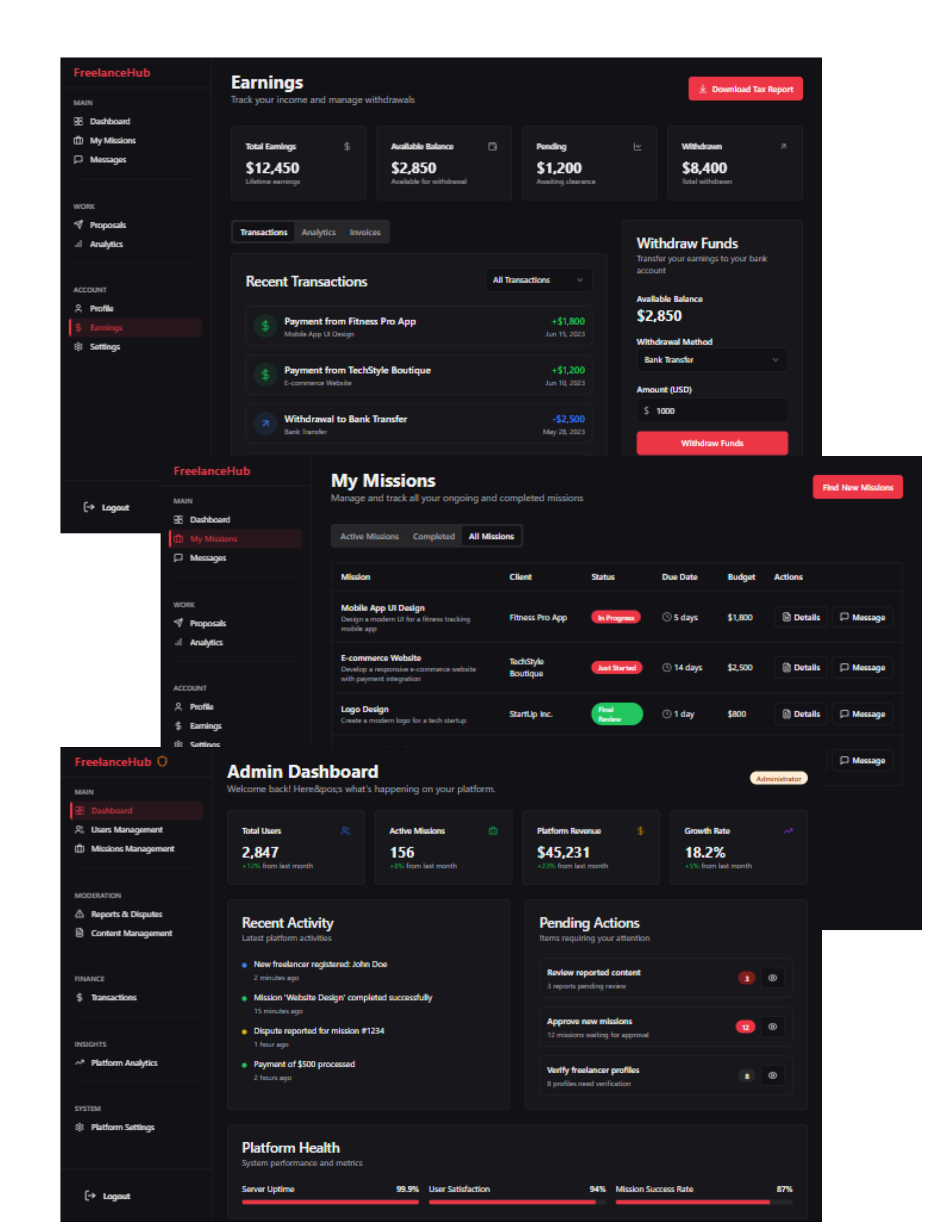 dataproject.FreelanceHub.title gallery image 1